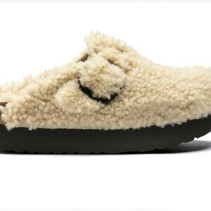 BIRKENSTOCK BOSTON BIG BUCKLE PLATFORM SHEARLING